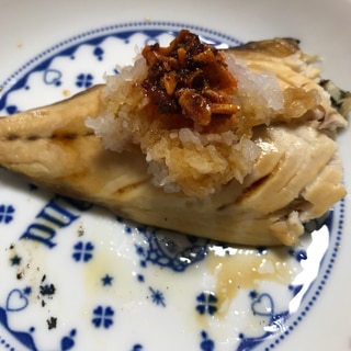 鯖の食べるラー油風味